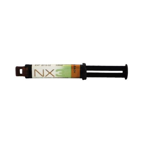 Kerr Dental 33646 NX3 Universal Adhesive Resin Cement Dual Cure Automix Syringe Bleach 5 Gm Kerr Dental 33646 NX3 Universal Adhesive Resin Cement Dual Cure Automix Syringe Bleach 5 Gm